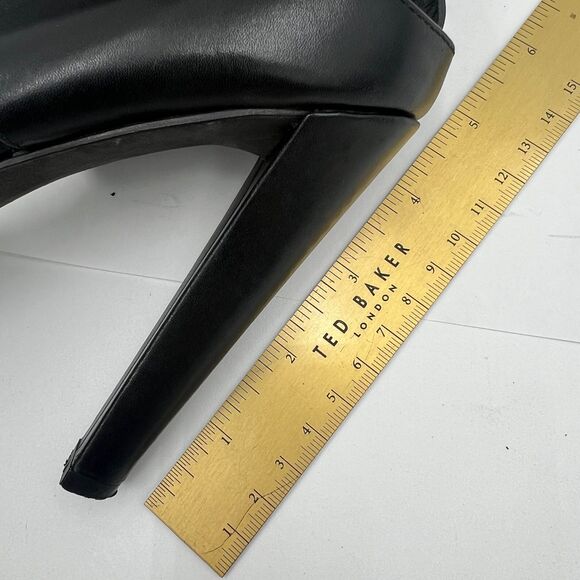 Alexander Wang Black Leather Gladiator Strappy Sandals Heels 35 - Picture 12 of 13